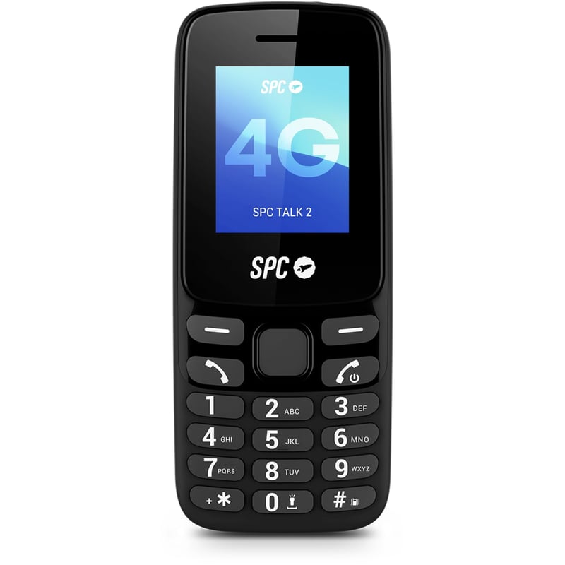 Základný telefón SPC Talk 2 4G s fotoaparátom a FM rádiom – čierny