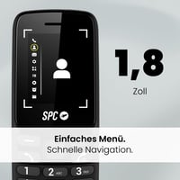 SPC Talk 2 4G alaptelefon kamerával és FM rádióval - fekete 3