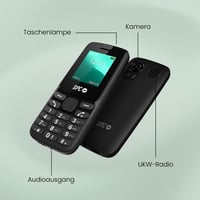Telefon mobil SPC Talk 2 GO - ecran de 1,8 inchi, difuzor puternic, dimensiune compactă 6