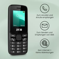 Telefon mobil SPC Talk 2 GO - ecran de 1,8 inchi, difuzor puternic, dimensiune compactă 5