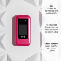 SPC Wild Basic 4G ifjúsági mobiltelefon SOS gombbal, kettős kijelzővel - rózsaszín 5