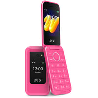 Telefon mobil pentru tineri SPC Wild Basic 4G cu buton SOS și ecran dublu - roz 1
