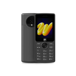 SPC Wild Cool 4G mobilni telefon za digitalni detoks i početnike, crni - Bez aplikacija i društvenih mreža, FM radio, kamera, Bluetooth, 2,4" zaslon