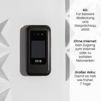 Telefon Mobil SPC Wild cu Clapetă pentru Seniori și Începători, Dispozitiv Simplu, Negru 4