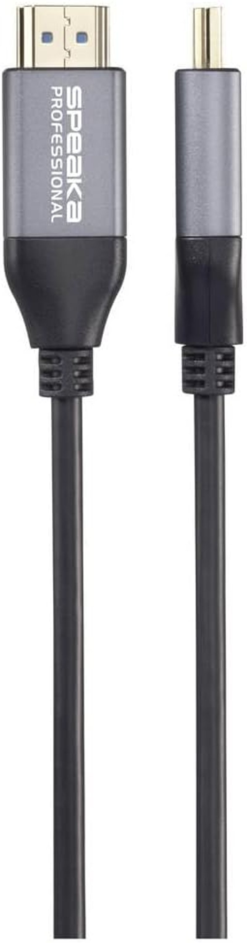 SpeaKa Professional 60m-es Optikai HDMI Kábel, 8K UHD Felbontás, AOC Technológia, Fekete, HDMI-A Csatlakozók, SP-12842680
