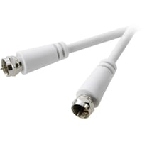 Cablu distribuitor satelit SpeaKa Professional cu conector F - 1 intrare 2 ieșiri - 10 m - 75 dB - Alb 2