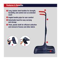 Spear & Jackson LEAFGRABBER Clește pentru frunze din plastic, lungime 920 mm, lățime 500 mm, mâner antiderapant, pentru colectarea frunzelor și a deșeurilor din grădină 2