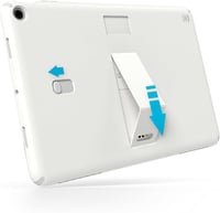 Speck puzdro a stojan pre Google Pixel Tablet 2023 – tenké, odolné voči poškriabaniu, nárazuvzdorné, nastaviteľný držiak, kompatibilné s nabíjacou dokovacou stanicou Pixel, Off White 6