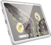 Speck puzdro a stojan pre Google Pixel Tablet 2023 – tenké, odolné voči poškriabaniu, nárazuvzdorné, nastaviteľný držiak, kompatibilné s nabíjacou dokovacou stanicou Pixel, Off White 4