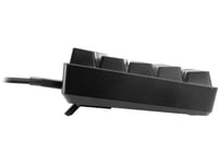 Mechanická herná RGB klávesnica Speedlink Atmos 60 %, hnedé spínače, USB-C, oceľová doska, podsvietenie, QWERTZ, čierna 3
