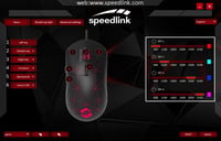Herná myš Speedlink CORAX s káblom – RGB podsvietenie, 5 programovateľných tlačidiel, prepínač DPI až do 3200 dpi, opletený kábel, čierna 8