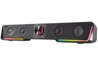 Speedlink Gravity RGB stereo soundbar pre PC – Bluetooth, 3,5 mm jack, RGB podsvietenie, konektor na slúchadlá a mikrofón, čierny 1