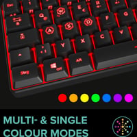 Herná klávesnica Speedlink Letos RGB, 60 %, USB-C, Anti-Ghosting, QWERTZ – čierna 9