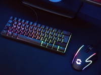 Herná klávesnica Speedlink Letos RGB, 60 %, USB-C, Anti-Ghosting, QWERTZ – čierna 6