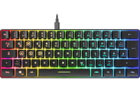 Herná klávesnica Speedlink Letos RGB, 60 %, USB-C, Anti-Ghosting, QWERTZ – čierna 2