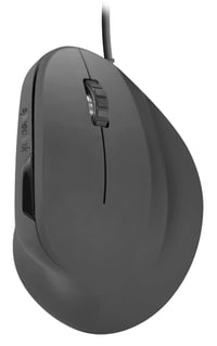 Ergonomická vertikálna myš Speedlink PIAVO – káblová, 2400 DPI, 5 tlačidiel – čierna 2