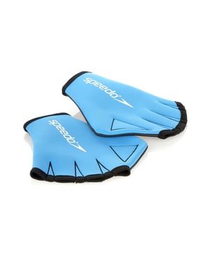 Plavecké rukavice Speedo Aqua Glove, tréningová pomôcka - modré, veľkosť M - Unisex pre dospelých, na vodné pólo a plavecký tréning