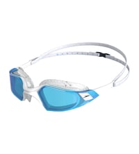 Plavecké okuliare Speedo Aquapulse Pro Unisex - biele/modré, proti zahmlievaniu 1