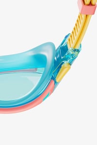 Detské plavecké okuliare Speedo Biofuse 2.0 – Coral Beach/Bolt/modré sklá – proti zahmlievaniu, vodotesné, jednoduché nastavenie 3