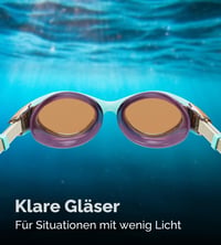 Ochelari de înot pentru femei Speedo Biofuse 2.0 - Marine Blue/Pumpkin Spice/Pale - Anti-aburire, Impermeabili, Ajustare confortabilă 7
