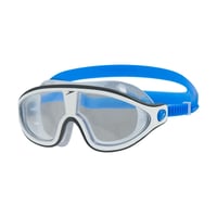 Plavecká maska Speedo Biofuse Rift na plávanie na otvorenej vode, proti zahmlievaniu, nepriepustná, červená/dymová farba 8