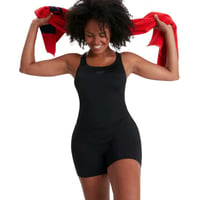 Ženski kupaći kostim Speedo Eco Endurance+ Legsuit – Otporan na klor, reciklirani materijal – crni, veličina 44 8