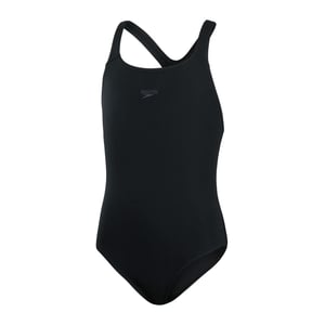 Speedo Eco Endurance+ Medalist dječji kupaći kostim, crni, veličina 11-12 godina, otporan na klor, reciklirani materijal, udoban za nošenje