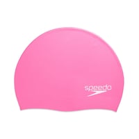 Speedo Elastomeric silikónová plavecká čiapka pre dospelých – Ružová, unisex plavecká čiapka na preteky 1