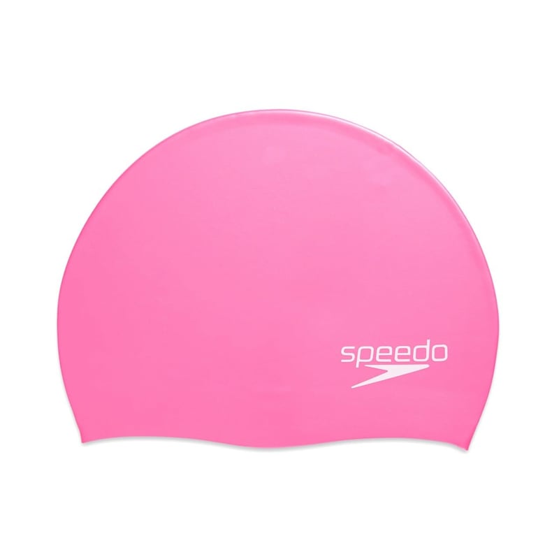 Speedo Elastomeric silikónová plavecká čiapka pre dospelých – Ružová, unisex plavecká čiapka na preteky