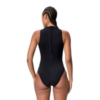 Costum de baie întreg pentru femei Speedo Endurance+ Logo - Negru, mărimea 42 2