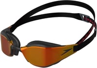 Ochelari de înot Speedo Fastskin Hyper Elite pentru adulți - Negru/Dragon Fire/Auriu, pentru competiții și antrenament, design hidrodinamic 1