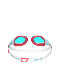 Plavecké okuliare Speedo Fastskin Hyper Elite pre dospelých na preteky a tréning, hydrodynamické, farba melónová/biela/svetlomodrá 4