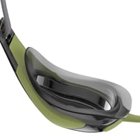 Plavecké okuliare Speedo Fastskin Hyper Elite pre dospelých, preteky, tréning, hydrodynamické, UV ochrana, čierna/oxidová sivá/chróm 6