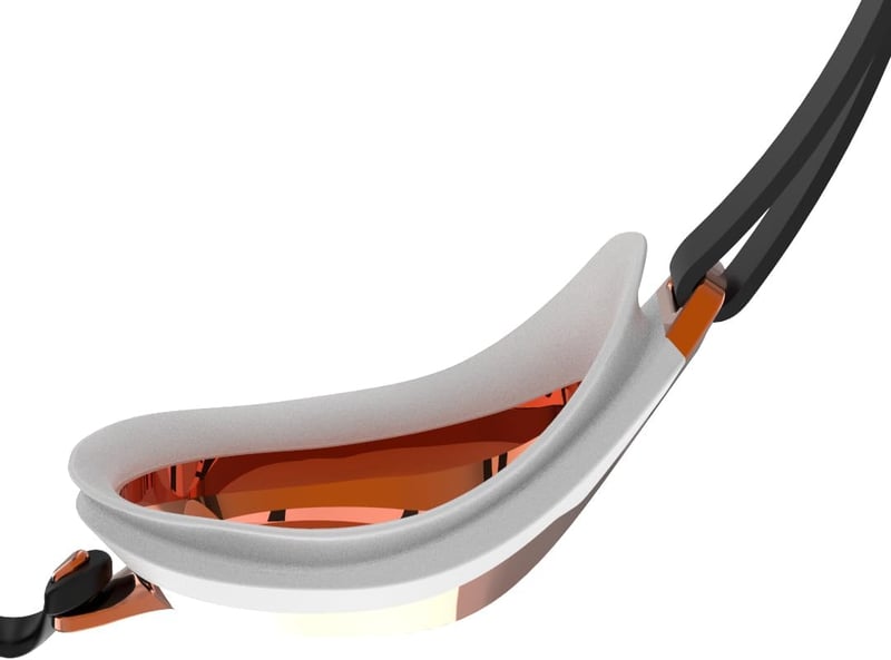 Speedo Fastskin Speedsocket 2 tükrös úszószemüveg unisex - Unit size, White/Copper