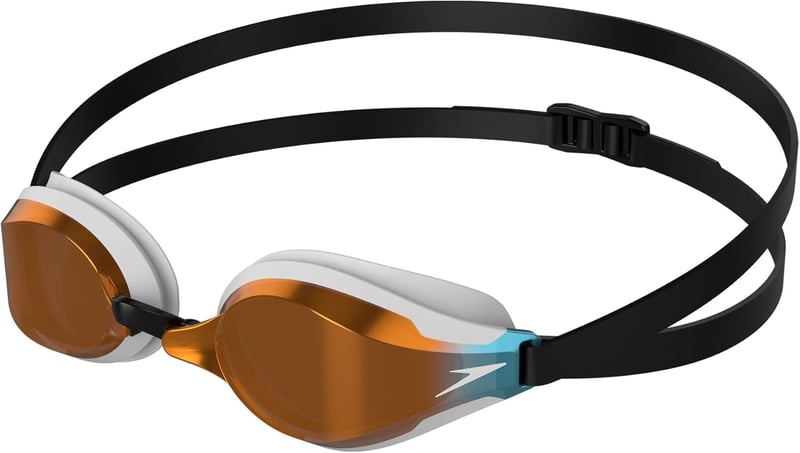 Speedo Fastskin Speedsocket 2 tükrös úszószemüveg unisex - Unit size, White/Copper