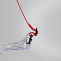 Detské plavecké okuliare Speedo Futura Classic - S ochranou proti zahmlievaniu, vodotesné, farba Lava Red/Clear 4