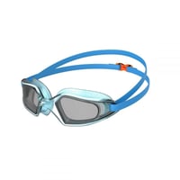 Plavecké okuliare Speedo Hydropulse Junior pre deti - Pool Blue/Chilliblue/Lghtsmoke, proti zahmlievaniu, tesniace, unisex 1
