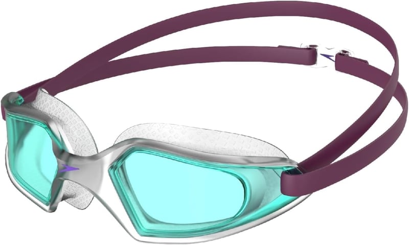 Speedo Hydropulse Junior úszószemüveg gyerekeknek - Unit size, Deep Plum/Clear/Light Blue