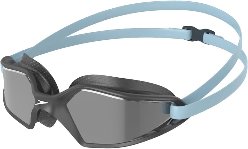 Unisex plavecké okuliare Speedo Hydropulse – Ardesia/Cool Grey/Chrome, nastaviteľný dizajn, pohodlné nosenie
