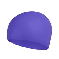 Detská silikónová plavecká čiapka Speedo Junior Plain Moulded - Udržiava vlasy v suchu - Modrá 6