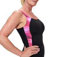 Costum de baie întreg pentru femei Speedo Print Luna Lustre, negru, mărimea 40 6