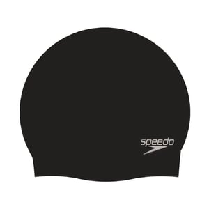 Speedo silikonska kapa za plivanje - crno/bijela, silikonski materijal, uniseks kapa za kupanje