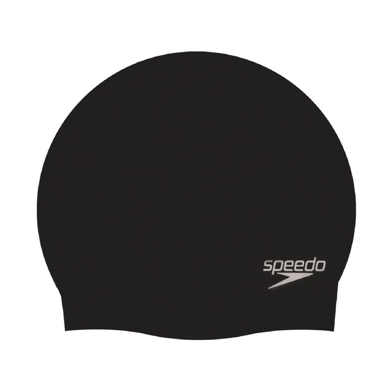 Plavecká čiapka Speedo Silicon Moulded - čierna/biela, silikónový materiál, unisex plavecká čiapka