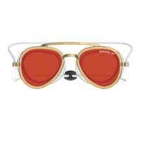 Plavecké okuliare Speedo Sunny G Mariner so zrkadlovými sklami pre dospelých – zlatá/bronzová/karmínová farba, unisex, 1 ks 2