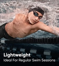 Plavecká čiapka Speedo Silicon Moulded - čierna/biela, silikónový materiál, unisex plavecká čiapka 2