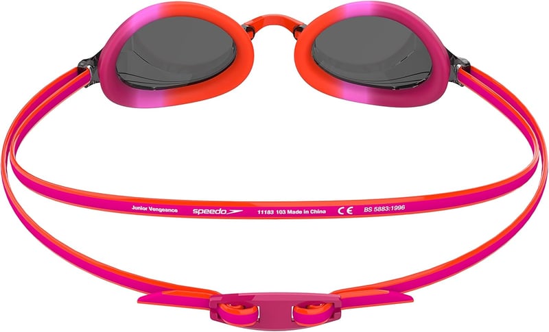 Speedo Vengeance versenyúszó szemüveg, anti-fog, vízálló - Unit size, Electricpnk/Salso/Flmingo/Smke