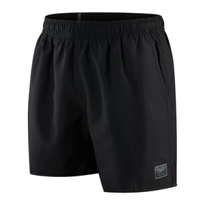 Sort de baie pentru bărbați Speedo Watershort 16" - Sort de înot cu uscare rapidă, confortabil, în stil clasic, cu talie elastică și șnur, Prime Negru, mărimea L