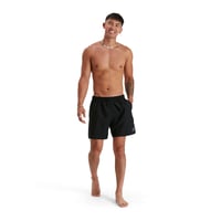 Pánske plavecké šortky Speedo Watershort 16" – Rýchloschnúce, pohodlné plavky klasického strihu s elastickým pásom so sťahovacou šnúrkou, Prime čierna 2