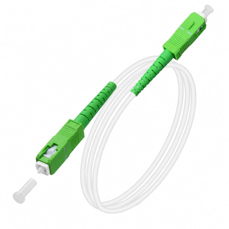 Speedoptic SC/APC - SC/APC Szimplex Egymódusú FTTH Optikai Kábel 3 méter - TIM, Vodafone, Fastweb, WindTre, Tiscali kompatibilis