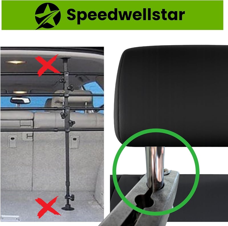 Speedwellstar Autó Kutyarács Csomagtartóhoz Univerzális Állítható Fém Rács